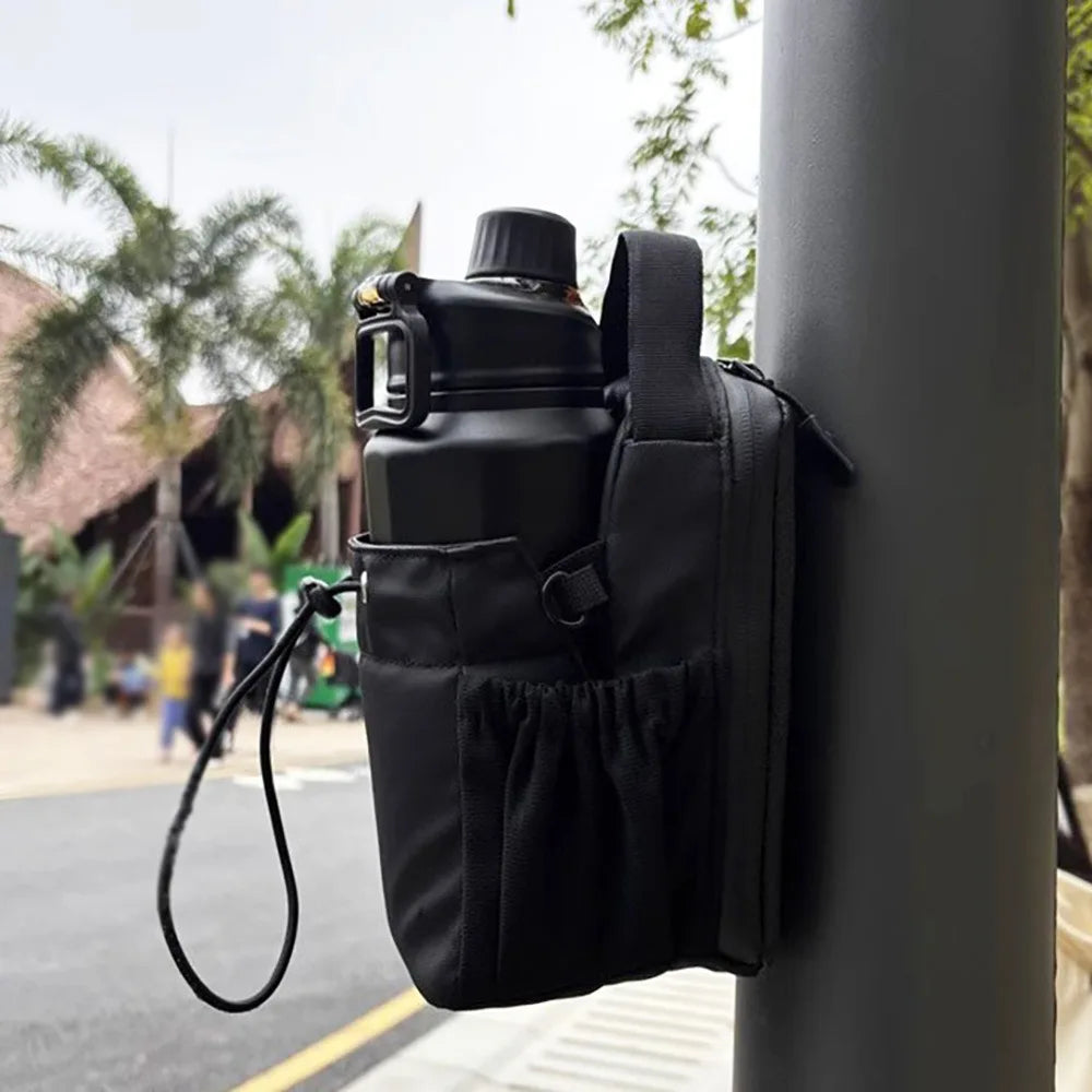 Large Capacity Magnetic Gym Bag with Phone Pocket, Portable Gym Bag, Water Bottle Pouch, Organizer, Gym Accessories